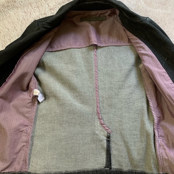 SUPERFINE Gray Coated Denim Jacket size 2 - Picture 8 of 8